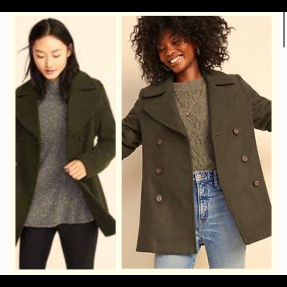 NWOT olive green Old Navy coat XS